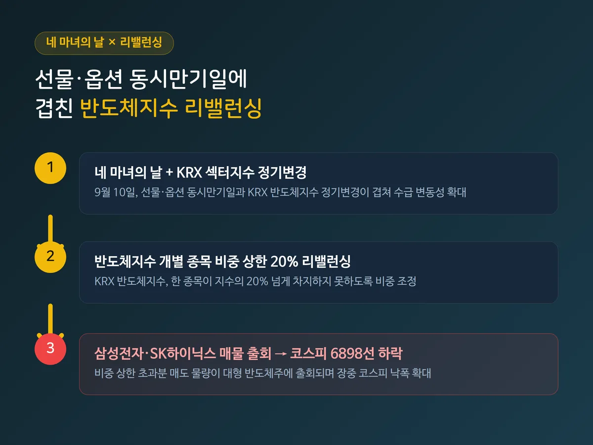 선물옵션 동시만기일 네 마녀의 날 수급 변동성 이미지